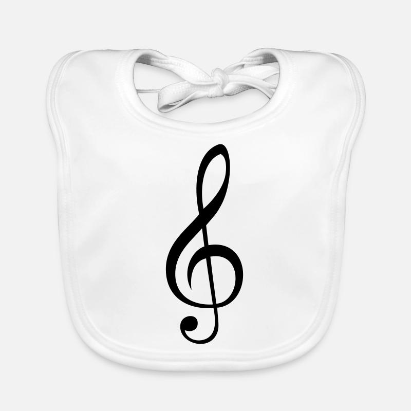 clef icon Organic Baby Bibs