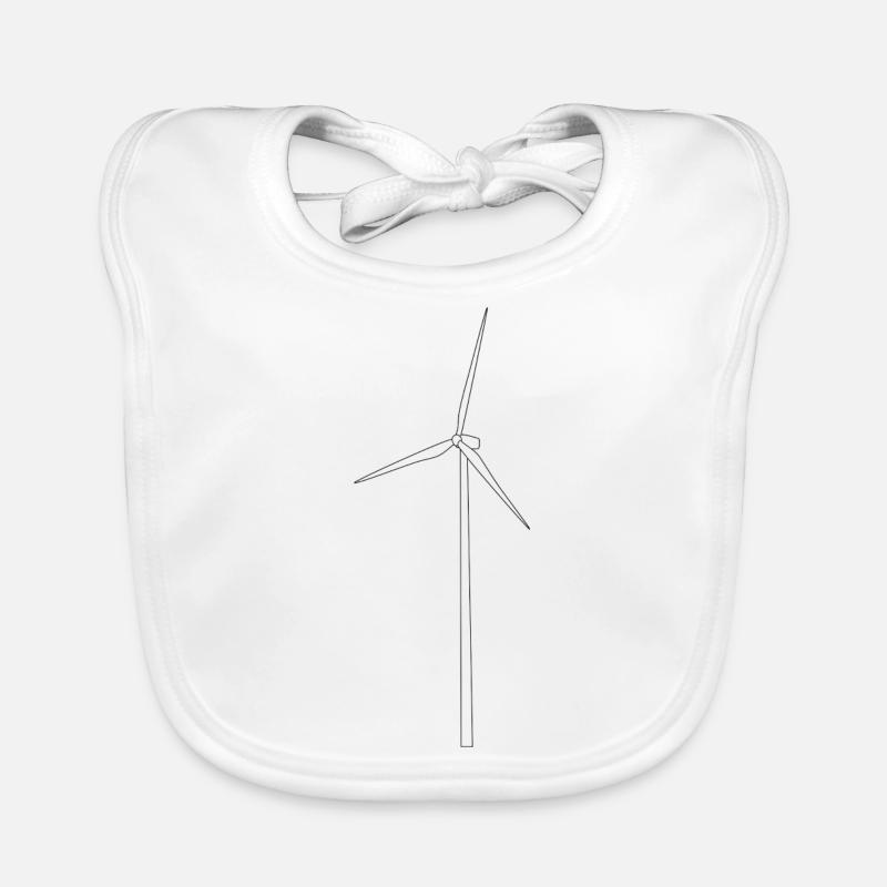 éolienne muehle éolienne moulin à vent windrad12 Bavoir bio Bébé