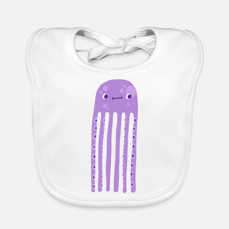 Oktopus Baby Bio-Lätzchen