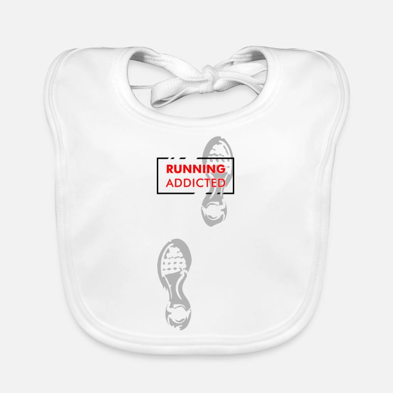 running addicted Organic Baby Bibs