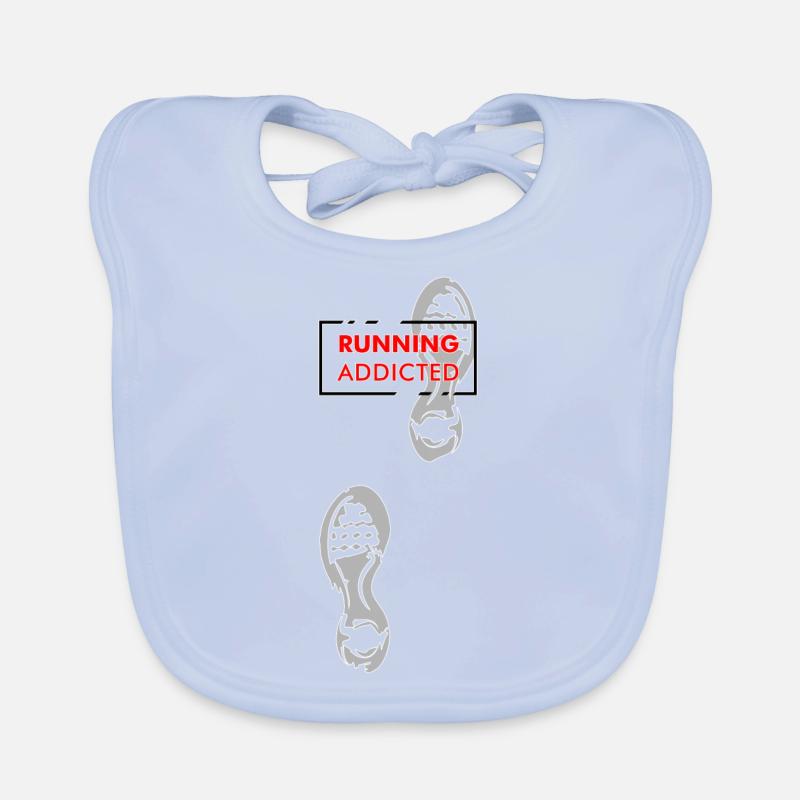 running addicted Organic Baby Bibs