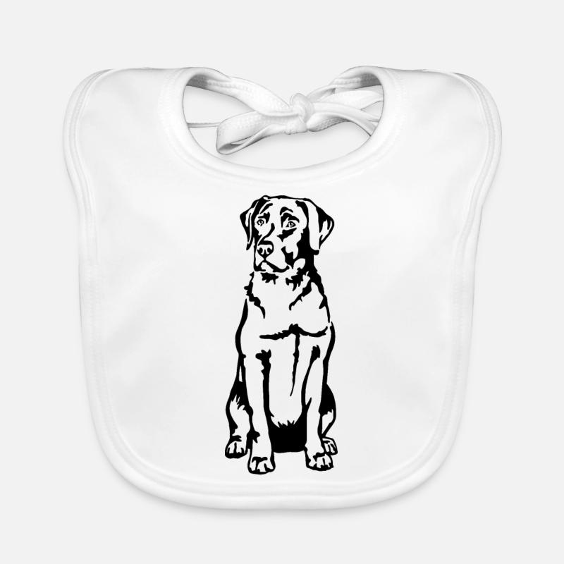 Labrador Bavoir bio Bébé