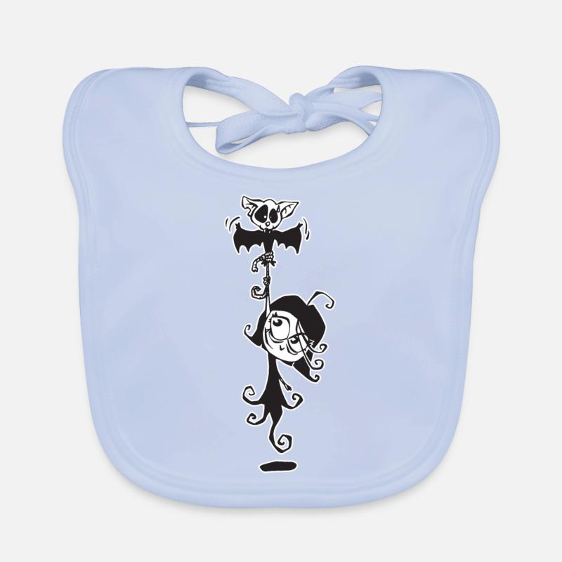 Vampirmädchen, das fliegt Baby Bio-Lätzchen