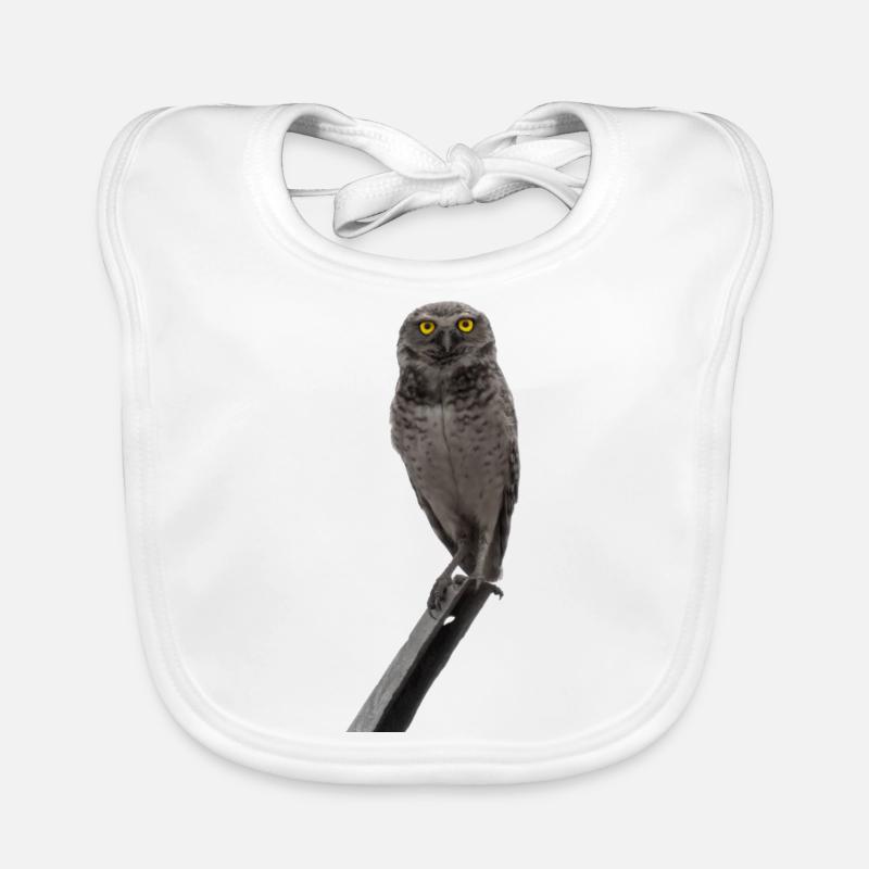 le hibou la chouette Bavoir bio Bébé