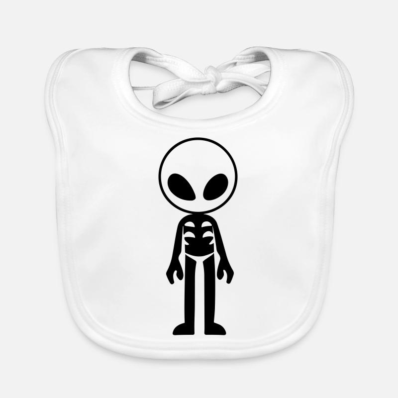 Außerirdischer Baby Bio-Lätzchen
