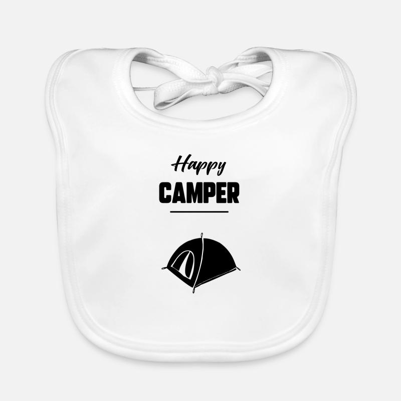 Glücklicher Camper Baby Bio-Lätzchen