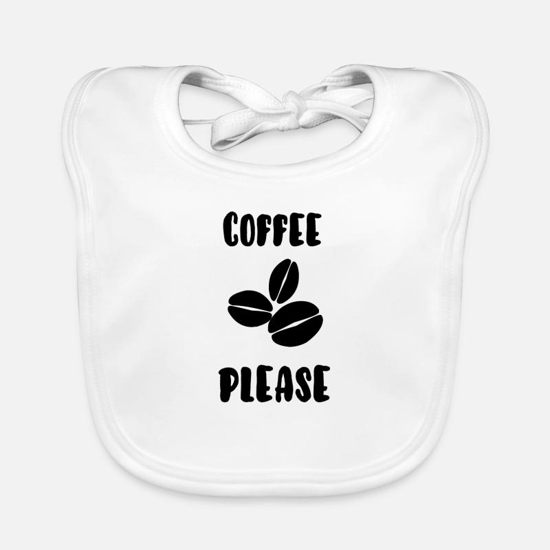 Kaffee bitte Baby Bio-Lätzchen