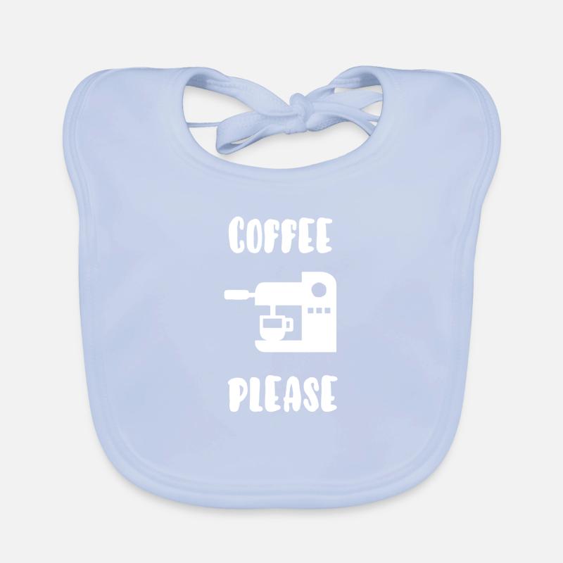 Kaffee bitte Baby Bio-Lätzchen