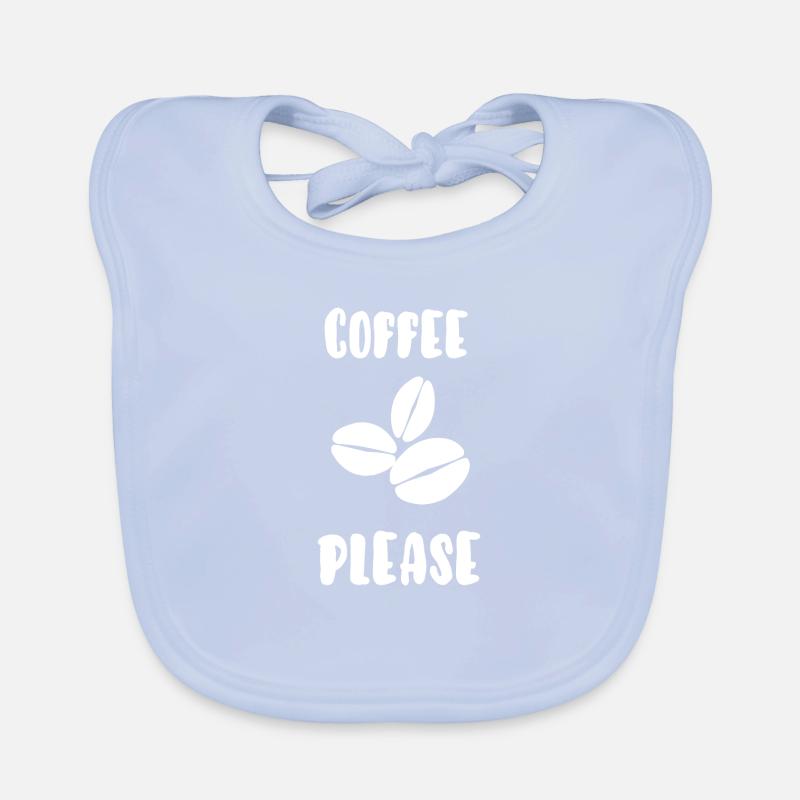 Kaffee bitte Baby Bio-Lätzchen