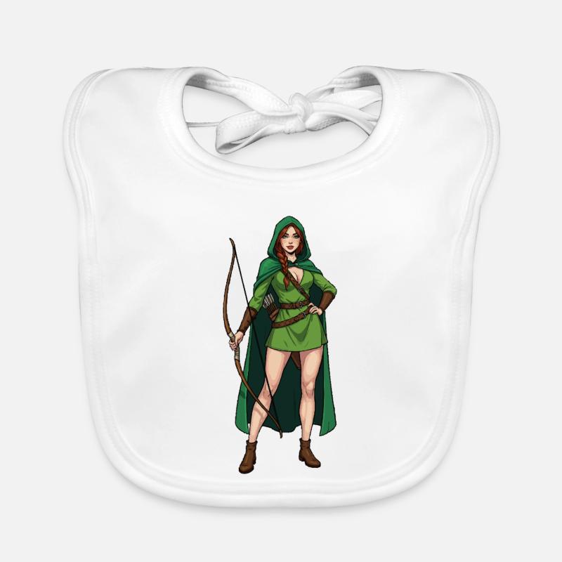 Robin-Hood-Ehefrau Baby Bio-Lätzchen