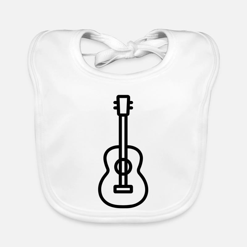 GUITAR Bavoir bio Bébé