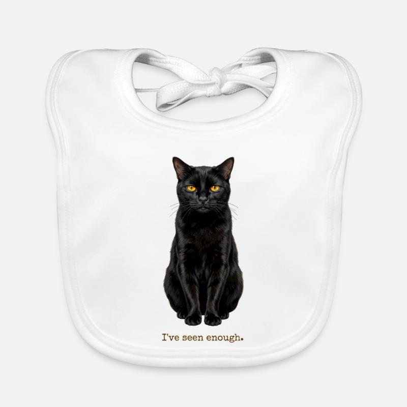 Ive Seen Enough Cat Organic Baby Bibs