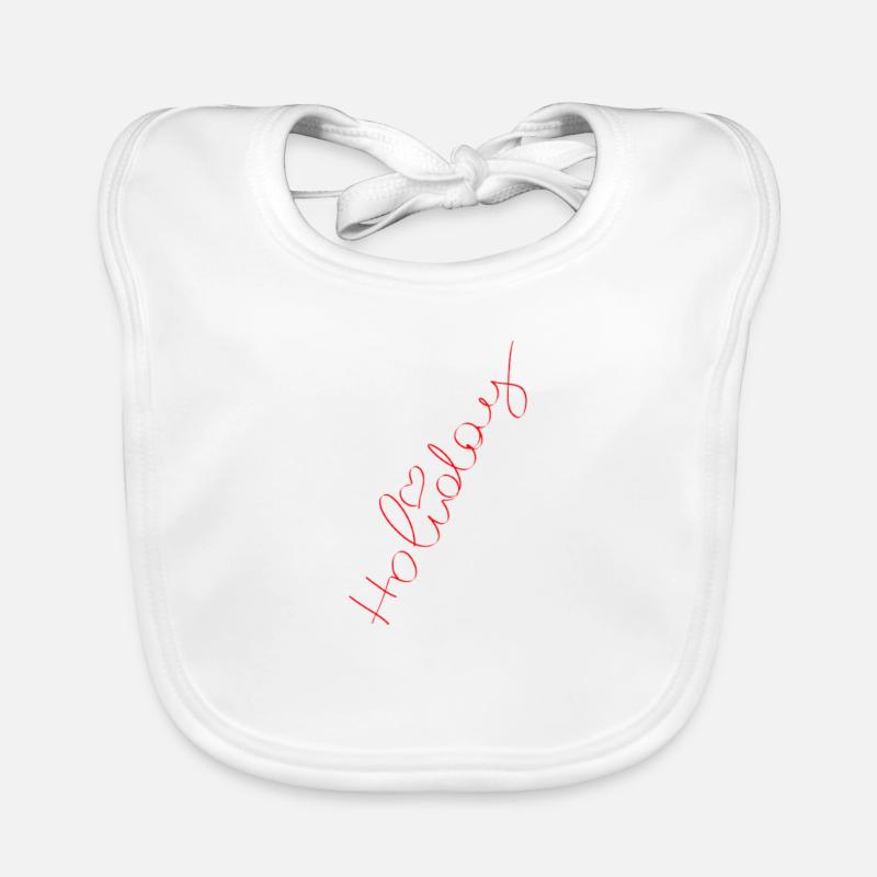 Holiday Organic Baby Bibs