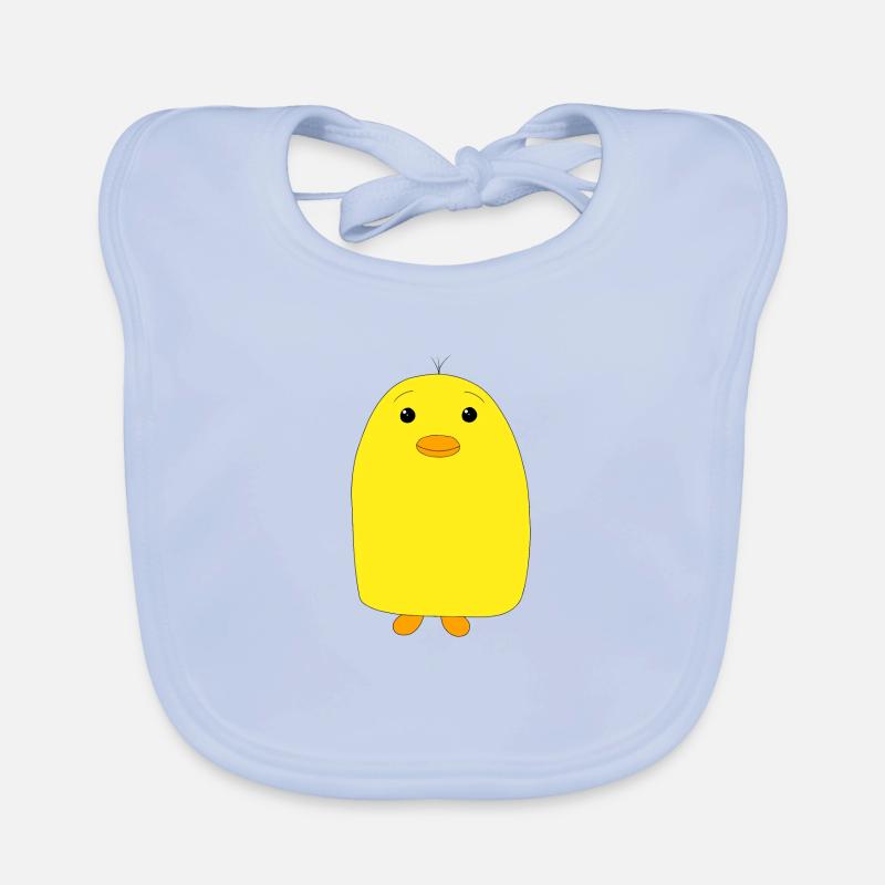 Mignon caneton jaune Bavoir bio Bébé