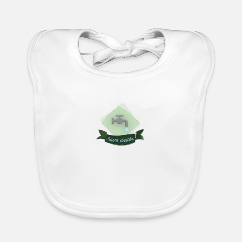 Save water Organic Baby Bibs