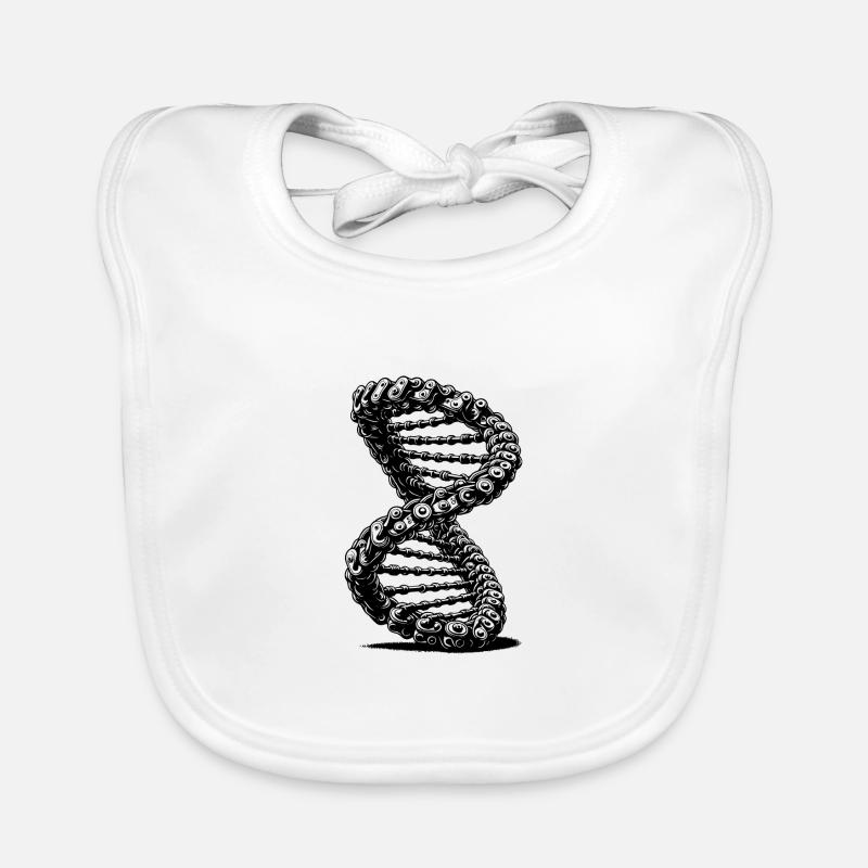 Möbius Loop Chaînes courbes DNA Bavoir bio Bébé