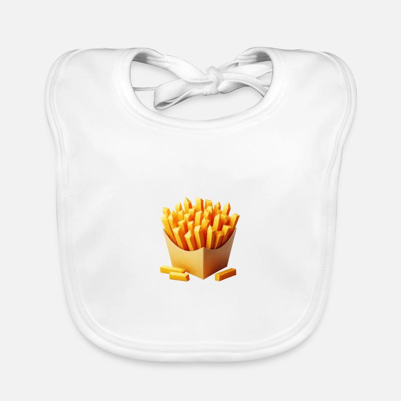 Polygone de frites Bavoir bio Bébé