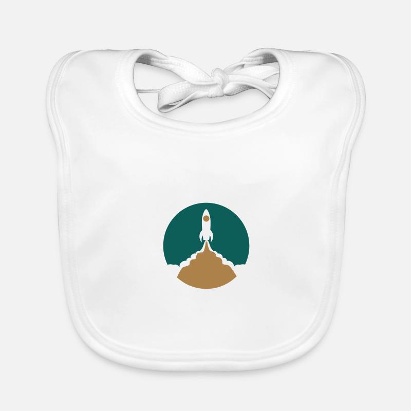 rocket launch Organic Baby Bibs