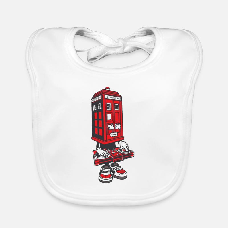 Police Box Angleterre DJ Bavoir bio Bébé