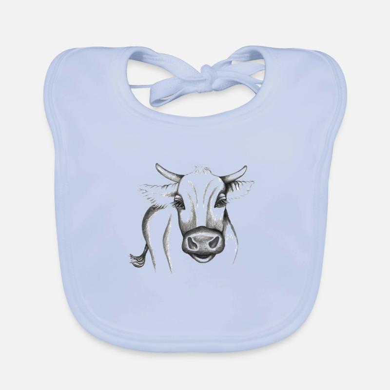 vache Bavoir bio Bébé