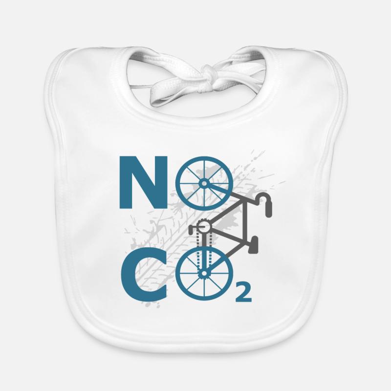 no co2 anti-pollution de vélo idée Bavoir bio Bébé