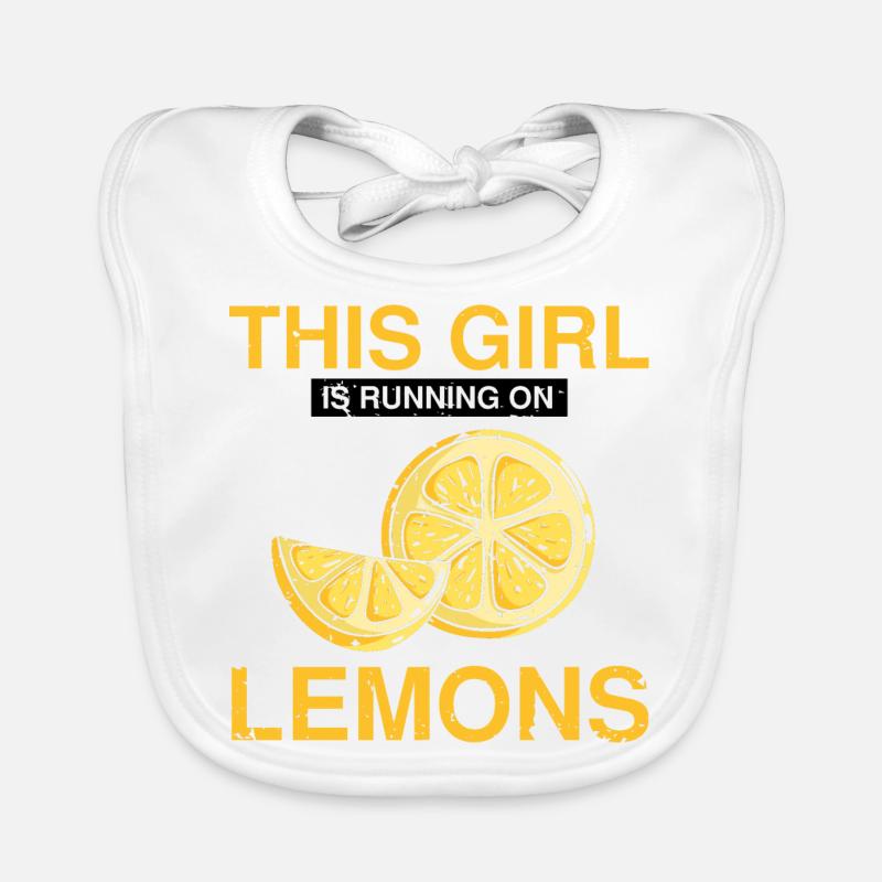 Lemon Design Lemonades Stand Boss Vente de citron Bavoir bio Bébé