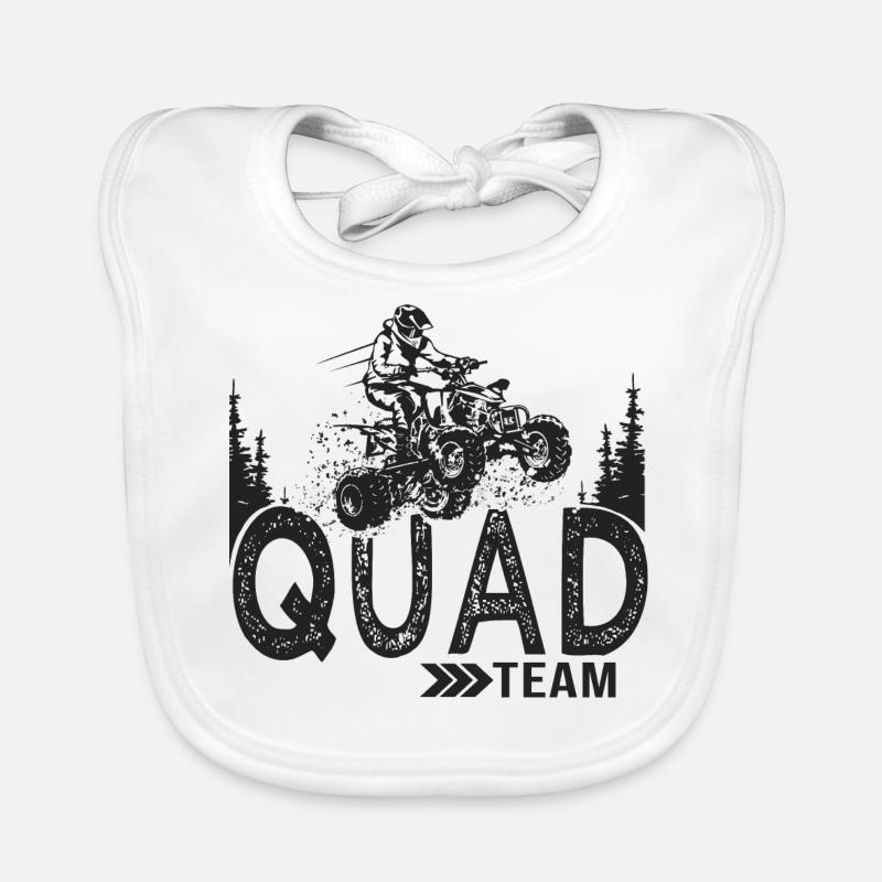 Quad team quad atv quad quad utv Bavoir bio Bébé