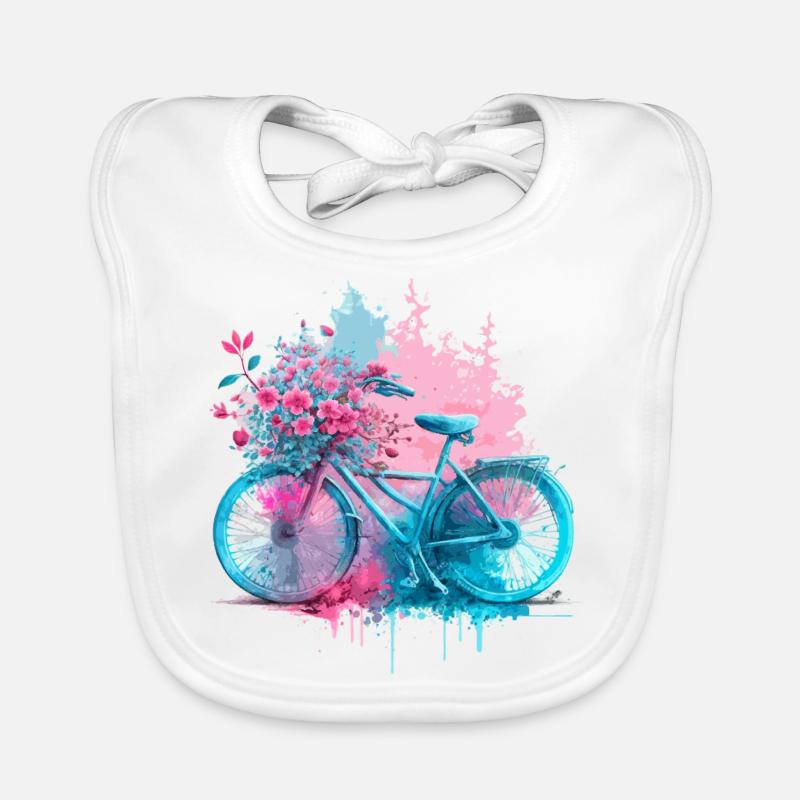 Vélo coloré Bavoir bio Bébé