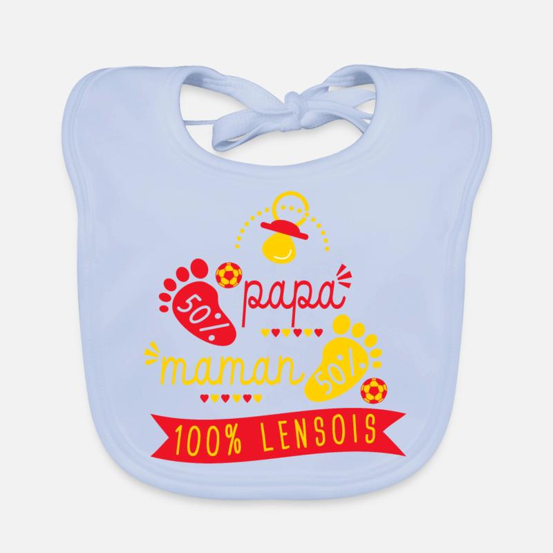 Naissance grossesse supporter foot Lens Bavoir bio Bébé