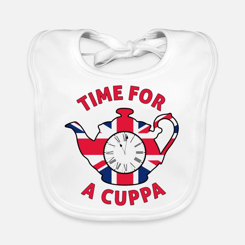 Time for a cuppa Organic Baby Bibs