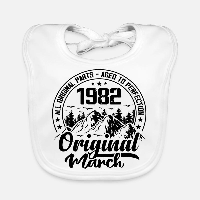 1982 März Original: Geschenk zum 42-jährigen Jubiläum Baby Bio-Lätzchen