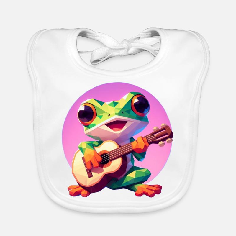 Grenouille Bavoir bio Bébé