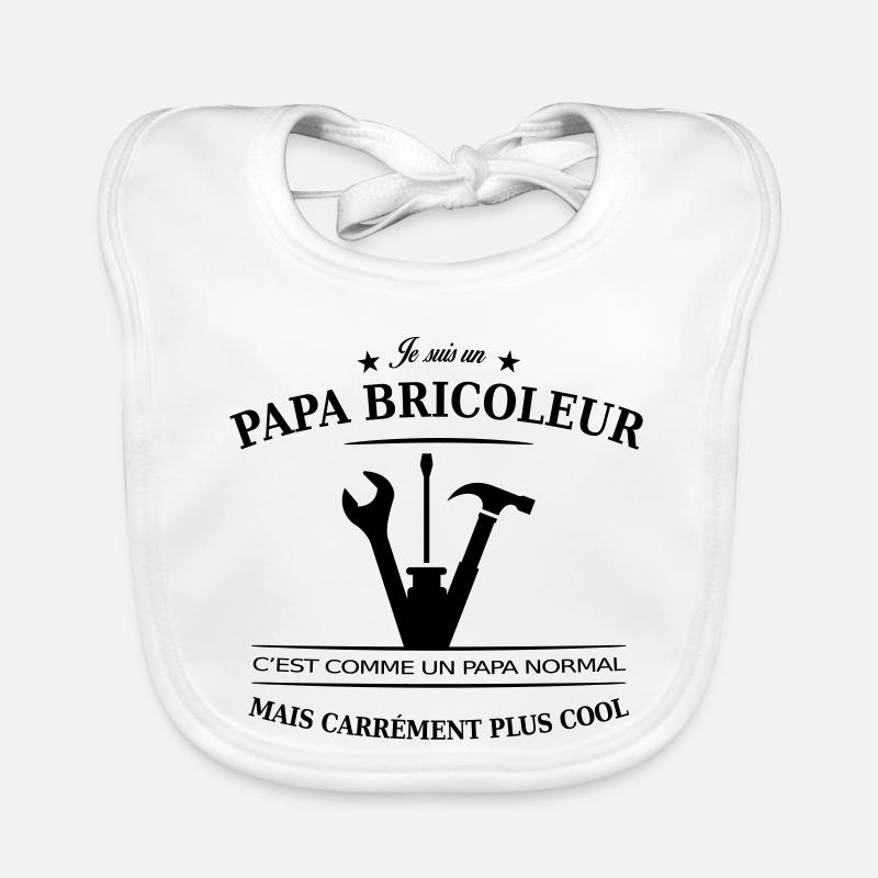 papa bricoleur Bavoir bio Bébé