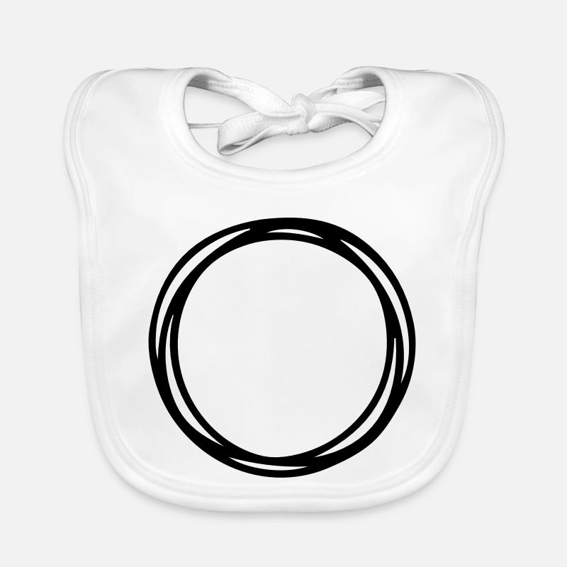 Circles and circles Organic Baby Bibs