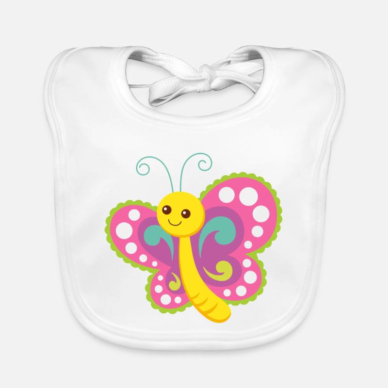 butterfly Organic Baby Bibs