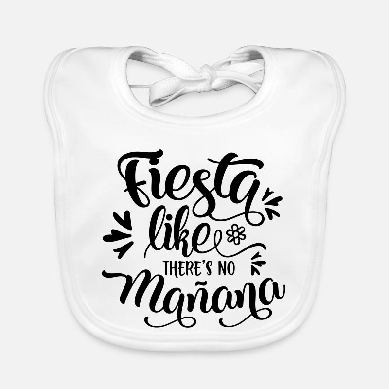 fiesta comme il n'y a pas manana Bavoir bio Bébé