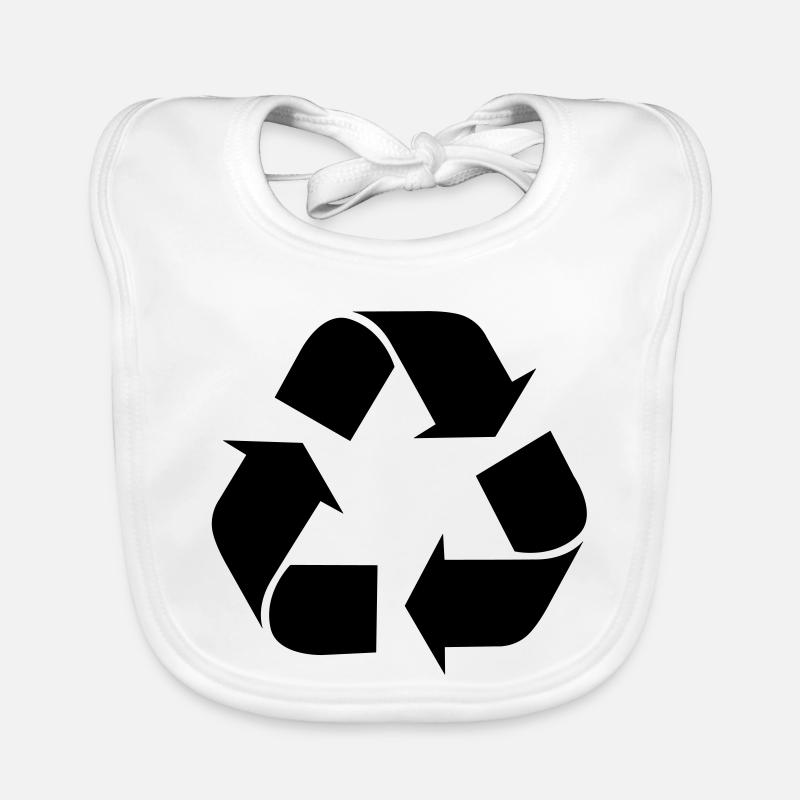Recycle recycling Organic Baby Bibs