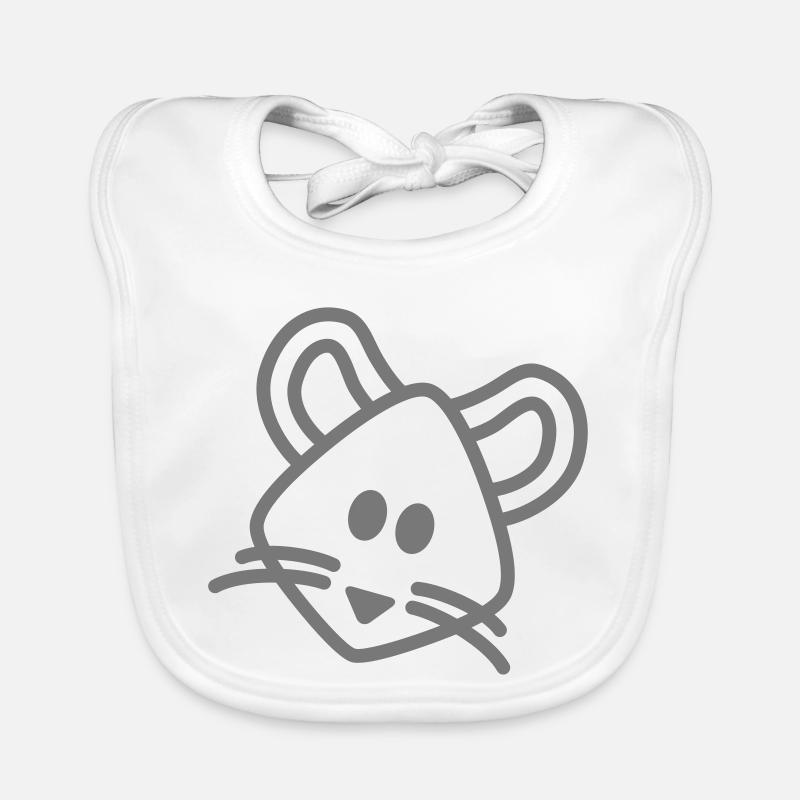 mouse mouse mouse Organic Baby Bibs