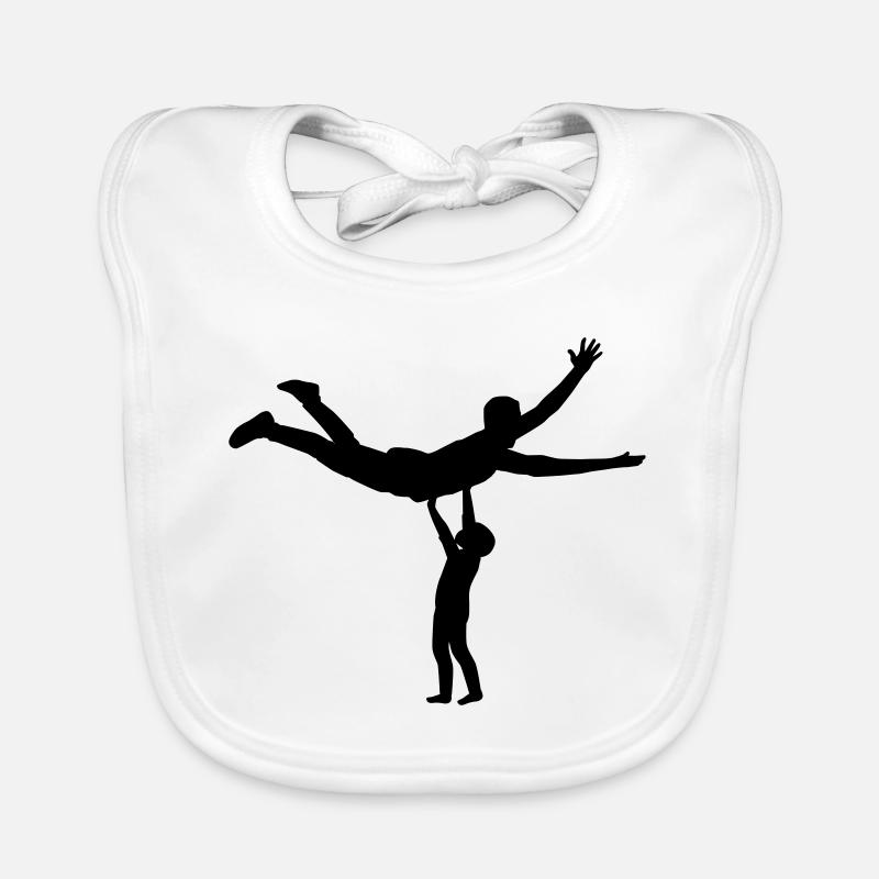 Vater Kind Set Baby Bio-Lätzchen