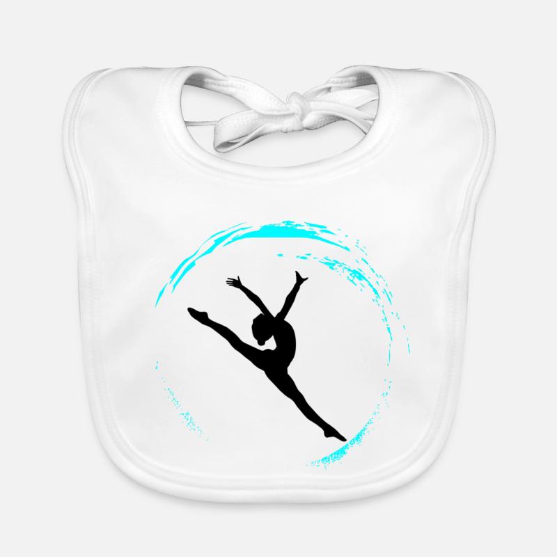 rhythmic gymnastics Baby Bio-Lätzchen