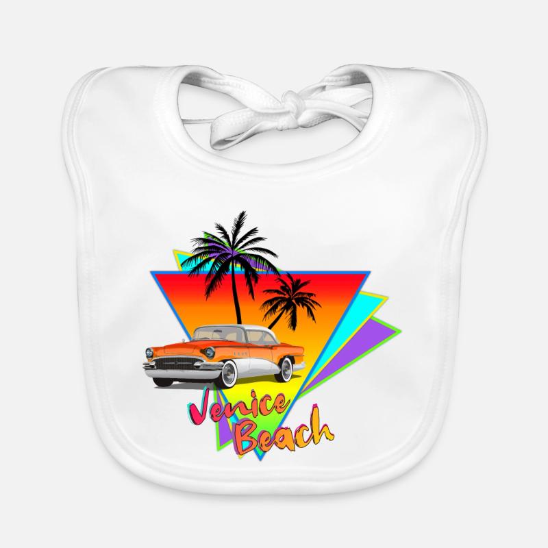 Venice Beach Organic Baby Bibs