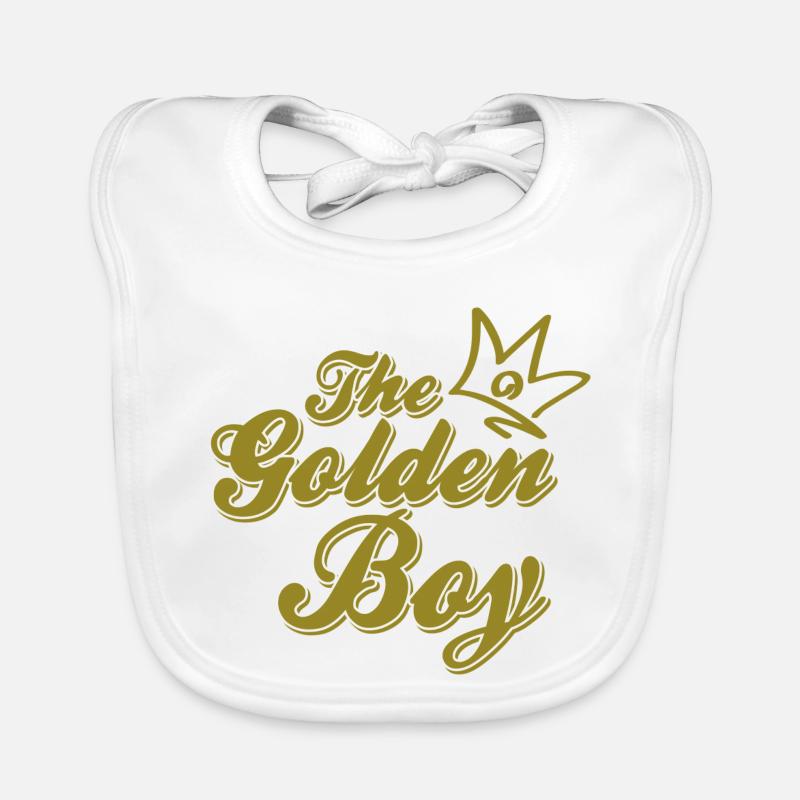 GOLDEN BOY Bavoir bio Bébé
