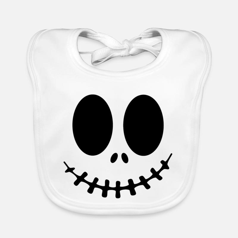 Halloween face Bavoir bio Bébé