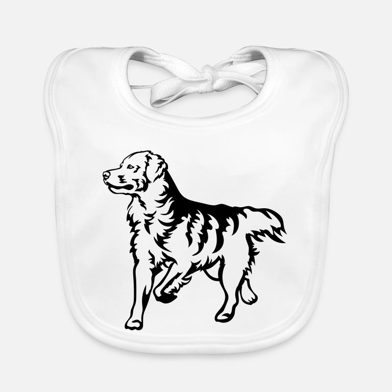 Golden retriever Bavoir bio Bébé
