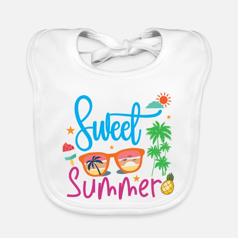 Süßer Sommer Baby Bio-Lätzchen