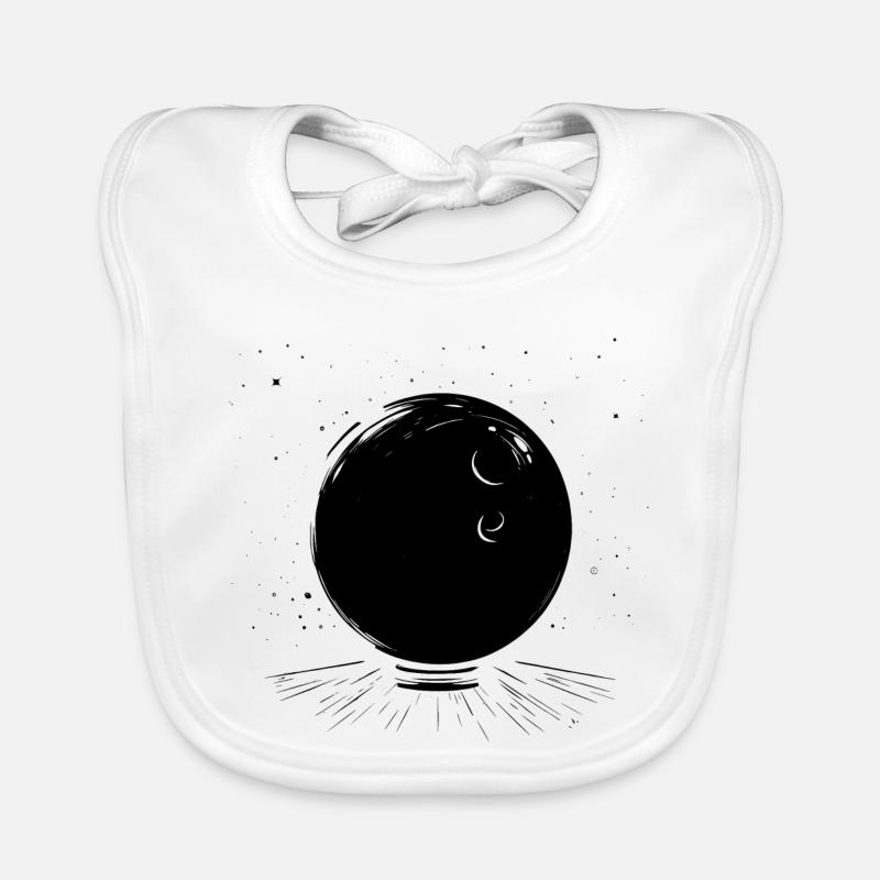 Graphiques de bowling Bavoir bio Bébé