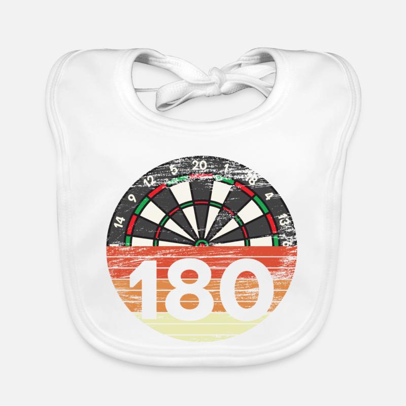 Jeu de fléchettes vintage Bavoir bio Bébé