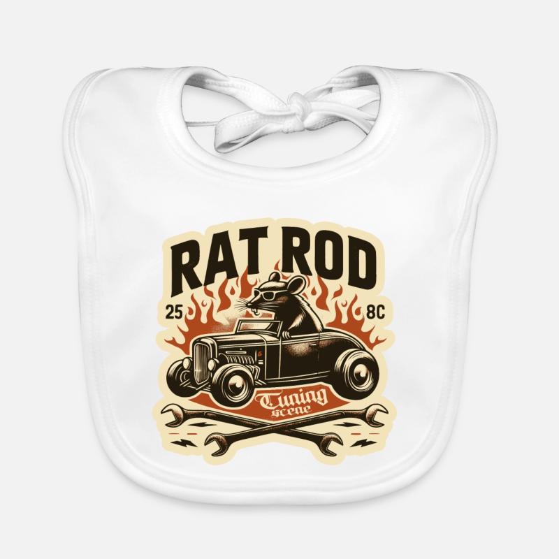 Ratsking Ratlook Shirt – Rustikaler Custom Style Baby Bio-Lätzchen