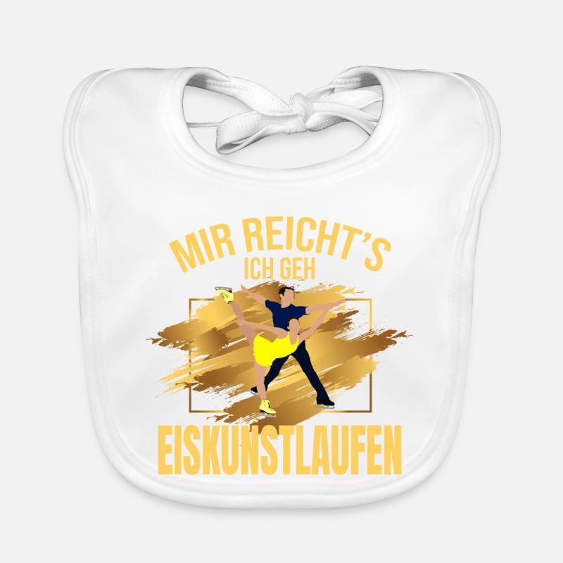 Mir reicht's, ich geh Eiskunstlaufen Baby Bio-Lätzchen