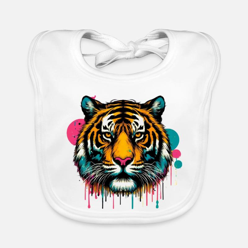 Tigre Bavoir bio Bébé